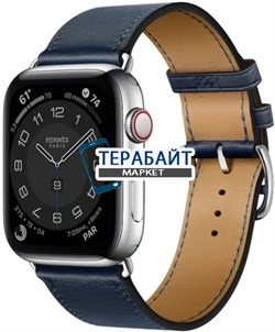Apple Watch Hermès Series 6 GPS + Cellular 44mm Stainless Steel Case with Navy Swift Leather Single Tour АККУМУЛЯТОР АКБ БАТАРЕЯ