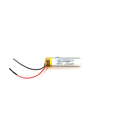 Аккумулятор 3.7v 250mAh 4x10x34 / 401035 / 34мм на 10мм на 4мм - фото 159915
