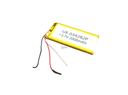 Аккумулятор 3.7v 2000mAh 3x93x42 / 304293 / 93мм на 42мм на 3мм - фото 160593