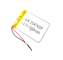 Аккумулятор 3.7v 2500mAh 3.5x47x65 / 354765 / 65мм на 47мм на 3.5мм - фото 161919