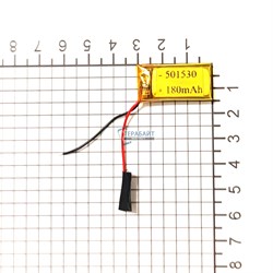 Аккумулятор 3.7v 180mAh 5x15x30 / 501530 / 30мм на 15мм на 5мм - фото 163854
