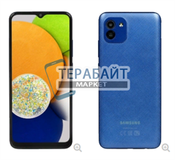 Нижняя плата для Samsung Galaxy A03 с разъемом для зарядки и микрофоном - фото 166841