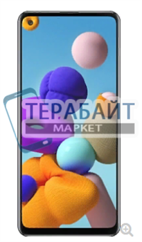 Нижняя плата для Samsung Galaxy A21s SM-A217F с разъемом для зарядки и микрофоном - фото 167137