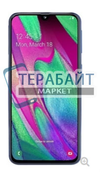 Нижняя плата для Samsung Galaxy A40 с разъемом для зарядки и микрофоном - фото 167219