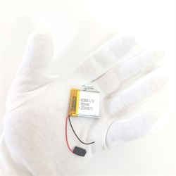Аккумулятор 3.7v 900mAh 9x28x30 / 902830 / 30мм на 28мм на 9мм 2 провода 2pin - фото 171323