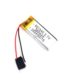 Аккумулятор 3.7v 360mAh 6x15x40 / 601540/ 40мм на 15мм на 6мм 2 провода - фото 172366