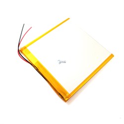 Аккумулятор 3.7v 4500mAh 3x100x100 / 30100100/ 100мм на 100мм на 3мм 2 провода - фото 172412