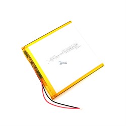 Аккумулятор 3.7v 4500mAh 3x100x100 / 30100100/ 100мм на 100мм на 3мм 2 провода - фото 172415