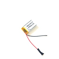 Аккумулятор 3.7v 590mAh 8x18x33 / 801833 / 33мм на 18мм на 8мм 2 провода - фото 172486