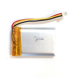 Аккумулятор 3.7v 470mAh 58x25x35 / 582535 / 35мм на 25мм на 58мм 3 провода 3pin + коннектор с фишкой - фото 172505