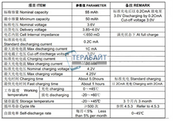 Аккумулятор lir1154 1154H 55mAh 3.6v Li-on аккумуляторная батарея  (цена за 2шт) - фото 175089