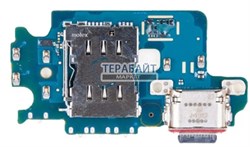 Нижняя плата для Samsung Galaxy S24  с разъемом для зарядки и микрофоном - фото 178010