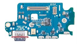 Нижняя плата для Samsung Galaxy S24  с разъемом для зарядки и микрофоном - фото 178011