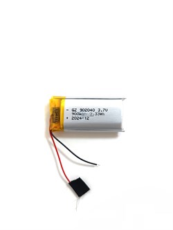 Аккумулятор 3.7v 700mAh 2pin 902040 Li-Pol универсальная аккумуляторная батарея 9x20x40 2 провода - фото 179772