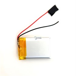 Аккумуляторная батарея 600mAh 3.7v 2pin Li-Pol 7*25*35 2 провода универсальная - фото 179789