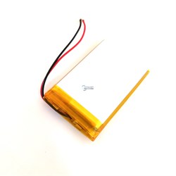 Аккумулятор 3.7v 3000mAh 10x40x60 2 провода 2pin / 104060 / 60мм на 40мм на 10мм - фото 180585