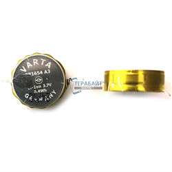 Аккумулятор для беспроводных наушников Varta CP1654 A3 (2шт комплект) 108mAh 3.7v 0.4Wh Li-ion батарейка - фото 180617