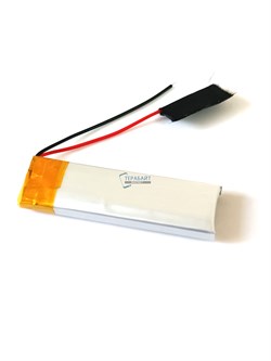 Аккумулятор 3.7v 200mAh 2pin 501240 Li-Pol универсальная аккумуляторная батарея 5x12x40 2 провода - фото 180648