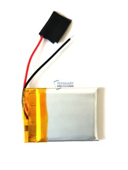 Аккумулятор 3.7v 110mAh 2pin 302025 Li-Pol универсальная аккумуляторная батарея 3x20x25 2 провода - фото 180662