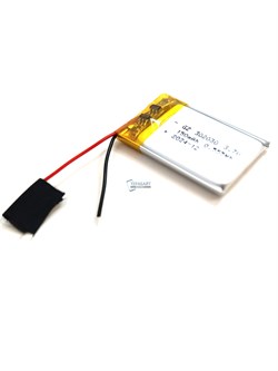 Аккумулятор 3.7v 150mAh 2pin 302030 Li-Pol универсальная аккумуляторная батарея 3x20x30 2 провода - фото 180718
