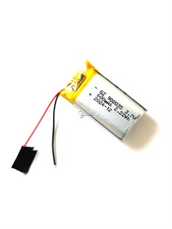 Аккумулятор 3.7v 600mAh 2pin 902035 Li-Pol универсальная аккумуляторная батарея 9x20x35 2 провода - фото 180746