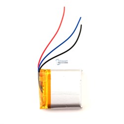 Аккумулятор 3.7v 750mAh 6.6x30x32 / 663032 / 32мм на 30мм на 6.6мм 3 провода 3pin - фото 180749