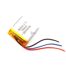 Аккумулятор 3.7v 750mAh 6.6x30x32 / 663032 / 32мм на 30мм на 6.6мм 3 провода 3pin - фото 180750