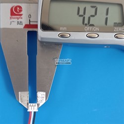 Аккумулятор 3.7v 230mAh 3pin + разъем (фишка) коннектор 551238 Li-Pol универсальная аккумуляторная батарея 5.5x12x38 3 провода - фото 180930