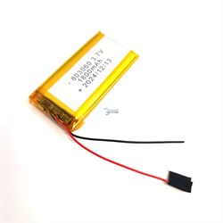 Аккумулятор 3.7v 1800mAh 2pin 803060 Li-Pol универсальная аккумуляторная батарея 8x30x60 2 провода - фото 180976