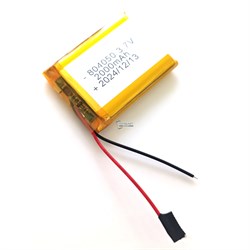 Аккумулятор 3.7v 2000mAh 2pin 804050 Li-Pol универсальная аккумуляторная батарея 8x40x50 2 провода - фото 181023