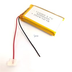 Аккумулятор 3.7v 4000mAh 2pin 124065 Li-Pol универсальная аккумуляторная батарея 12x40x65 2 провода - фото 181082