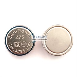 Аккумуляторная батарейка Zenipower Z75 (2шт комплект) 3.7v 89mAh 0.33Wh Li-ion батарейка - фото 183635