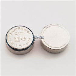 Аккумуляторная батарейка Zenipower z105 (2шт комплект) 3.7v 129mAh 0.48Wh Li-ion батарейка - фото 183642
