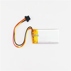 Аккумулятор 3.7v 350mAh 3pin + разъем (фишка) коннектор 402035 Li-Pol универсальная аккумуляторная батарея 4x20x35 3 провода - фото 183922
