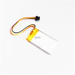 Аккумулятор 3.7v 350mAh 3pin + разъем (фишка) коннектор 402035 Li-Pol универсальная аккумуляторная батарея 4x20x35 3 провода - фото 183923