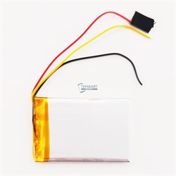 Аккумулятор 3.7v 1000mAh 3pin 403450 Li-Pol универсальная аккумуляторная батарея 4x34x50 3 провода - фото 184612