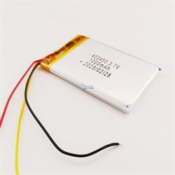 Аккумулятор 3.7v 1000mAh 3pin 403450 Li-Pol универсальная аккумуляторная батарея 4x34x50 3 провода - фото 184613