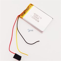 Аккумулятор 3.7v 1000mAh 3pin 403450 Li-Pol универсальная аккумуляторная батарея 4x34x50 3 провода - фото 184615