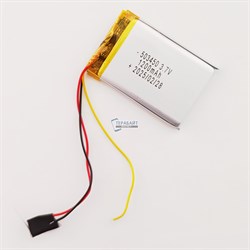Аккумулятор 3.7v 1200mAh 3pin 503450 Li-Pol универсальная аккумуляторная батарея 5x34x50 3 провода - фото 184635