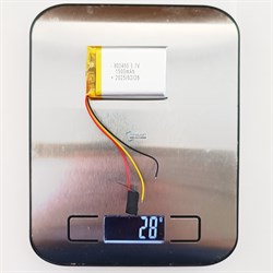 Аккумулятор 3.7v 1500mAh 3pin 803450 Li-Pol универсальная аккумуляторная батарея 8x34x50 3 провода - фото 184706