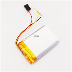 Аккумулятор 3.7v 1500mAh 3pin 803450 Li-Pol универсальная аккумуляторная батарея 8x34x50 3 провода - фото 184708