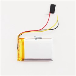 Аккумулятор 3.7v 1500mAh 3pin 803450 Li-Pol универсальная аккумуляторная батарея 8x34x50 3 провода - фото 184709