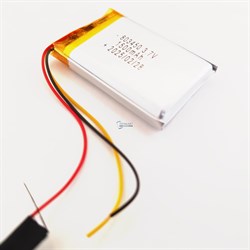 Аккумулятор 3.7v 1500mAh 3pin 803450 Li-Pol универсальная аккумуляторная батарея 8x34x50 3 провода - фото 184712