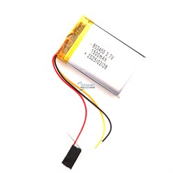 Аккумулятор 3.7v 1500mAh 3pin 803450 Li-Pol универсальная аккумуляторная батарея 8x34x50 3 провода - фото 184713