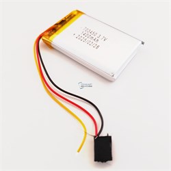 Аккумулятор 3.7v 1402mAh 3pin 703450 Li-Pol универсальная аккумуляторная батарея 7x34x50 3 провода - фото 184734