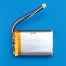 Аккумулятор 3.7v 2000mAh 3pin 3 провода + разъем (фишка) коннектор 103450 Li-Pol универсальная аккумуляторная батарея 10x34x50 - фото 184761