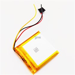 Аккумулятор 3.7v 1000mAh 3pin 3 провода 604040 Li-Pol универсальная аккумуляторная батарея 6x40x40 - фото 185172