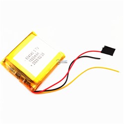 Аккумулятор 3.7v 1000mAh 3pin 3 провода 604040 Li-Pol универсальная аккумуляторная батарея 6x40x40 - фото 185174