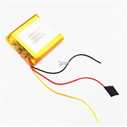 Аккумулятор 3.7v 1000mAh 3pin 3 провода 604040 Li-Pol универсальная аккумуляторная батарея 6x40x40 - фото 185175