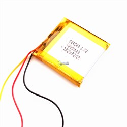 Аккумулятор 3.7v 1000mAh 3pin 3 провода 604040 Li-Pol универсальная аккумуляторная батарея 6x40x40 - фото 185178